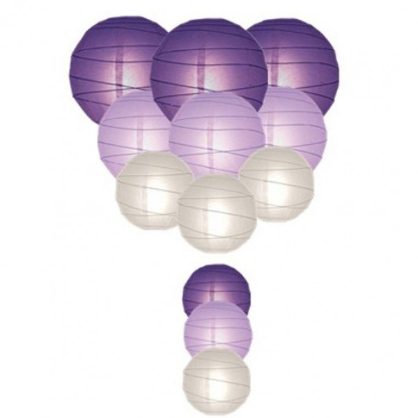 Paper Lantern Assorted Pack 7 (12pcs)